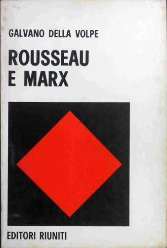 Rousseau e Marx