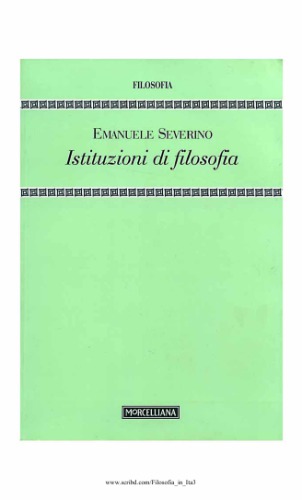 Istituzioni di filosofia