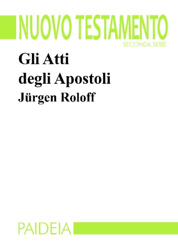 Gli Atti degli Apostoli