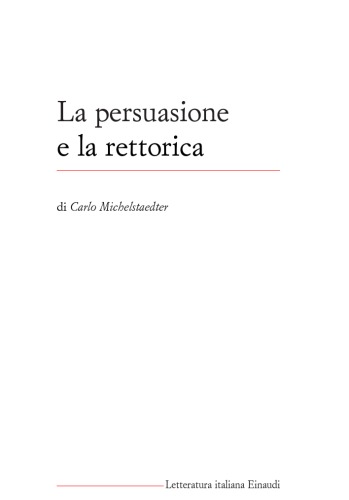 La persuasione e la rettorica