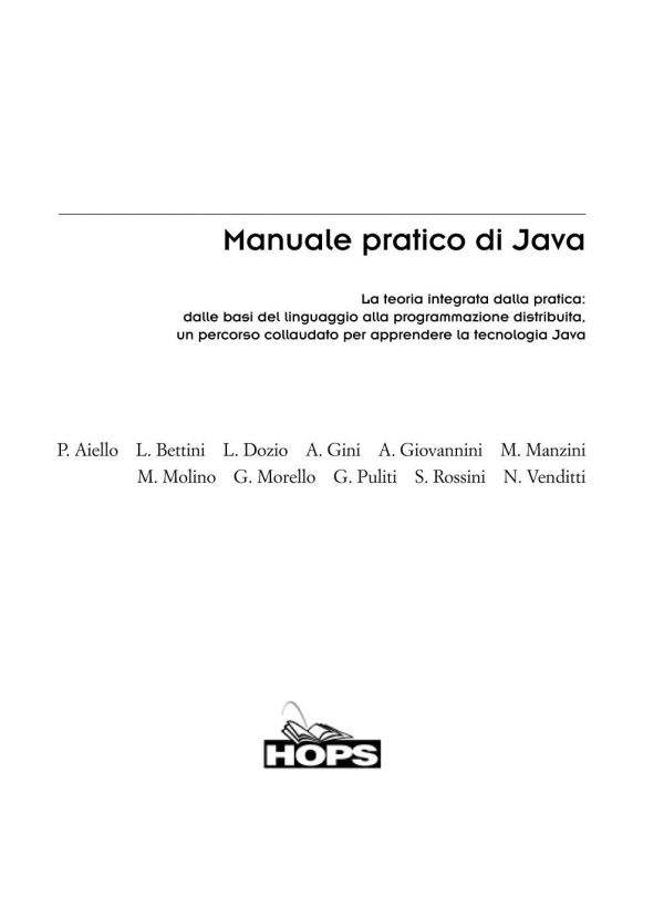 Manuale pratico di Java