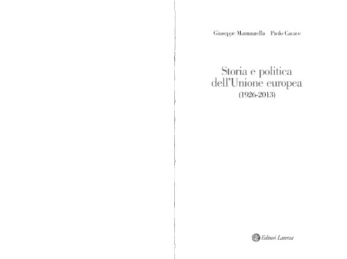 Storia e politica dell'Unione europea (1926-2013)