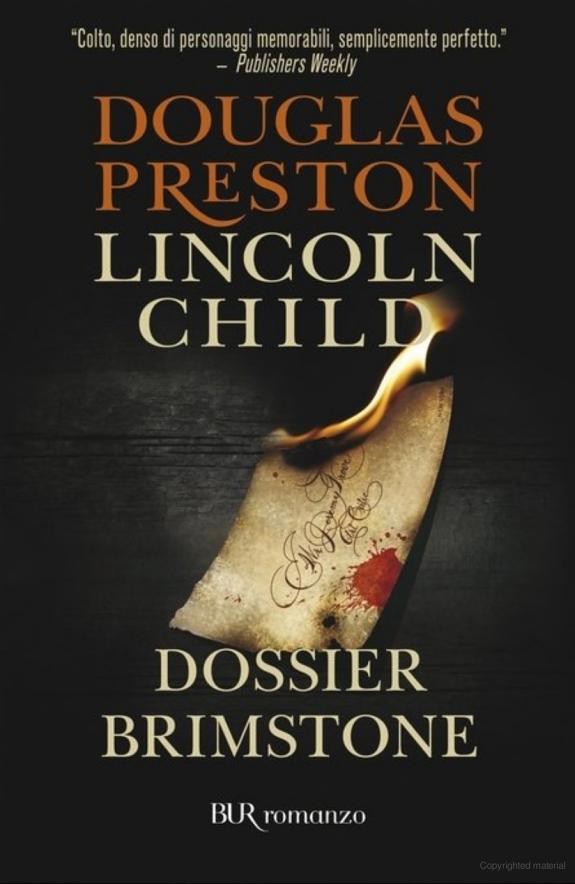 Dossier Brimstone : Serie di Pendergast Volume5