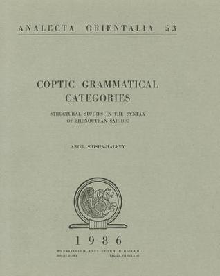 Coptic Grammatical Categories