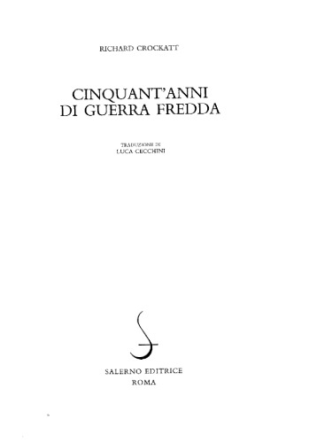 Cinquant'anni di guerra fredda