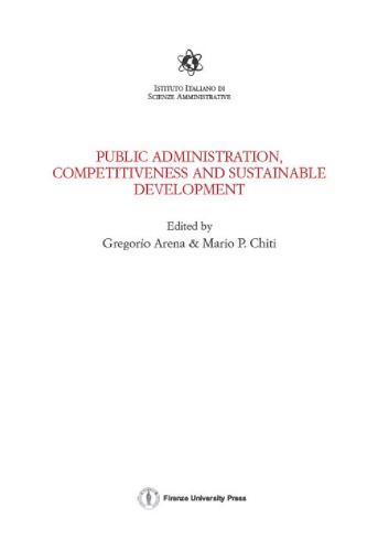 Public administration, competitiveness and sustainable development : proceedings of the National conference