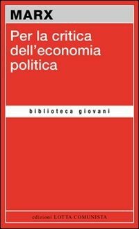 Per la critica dell'economia politica