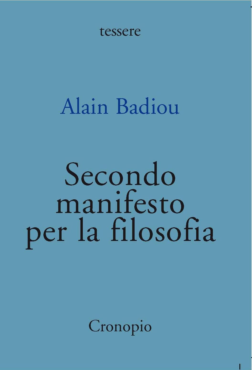 Secondo manifesto per la filosofia