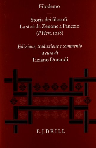 Filodemo, Storia Dei Filosofi