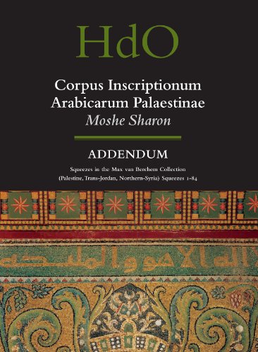 Corpus Inscriptionum Arabicarum Palaestinae, Addendum