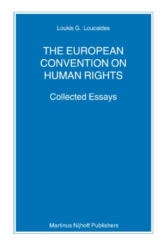 The European Convention On Human Rights (Nijhoff Law Specials)