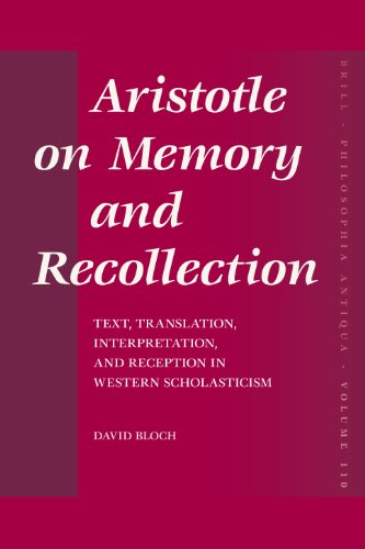 Aristotle on Memory and Recollection