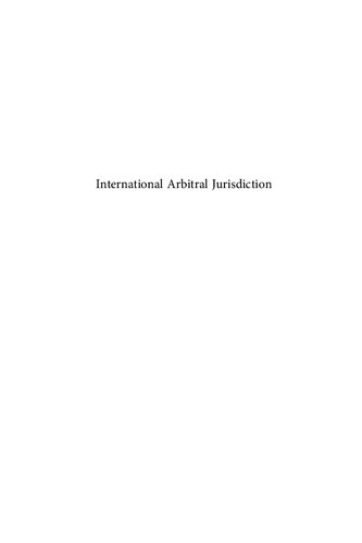 International Arbitral Jurisdiction