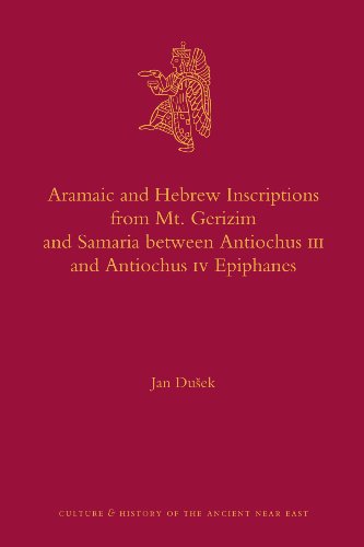 Aramaic and Hebrew Inscriptions from Mt. Gerizim and Samaria Between Antiochus III and Antiochus IV Epiphanes