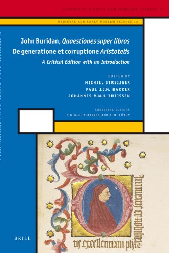 John Buridan Quaestiones Super Libros de Generatione Et Corruptione Aristotelis