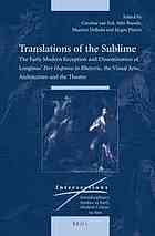 Translations of the Sublime