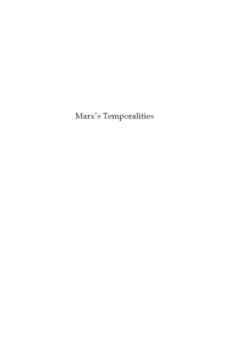 Marx's Temporalities