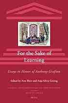 For the Sake of Learning (2 Vols)