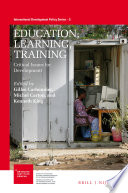Education, learning, training critical issues for development
