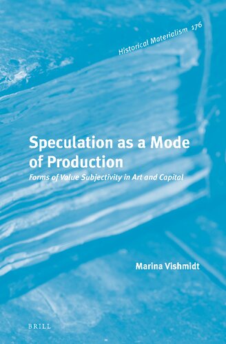 Speculation as a mode of production. Aesthetics and the financialisation of the subject.