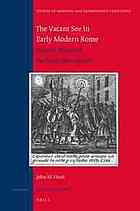 The Vacant See in Early Modern Rome