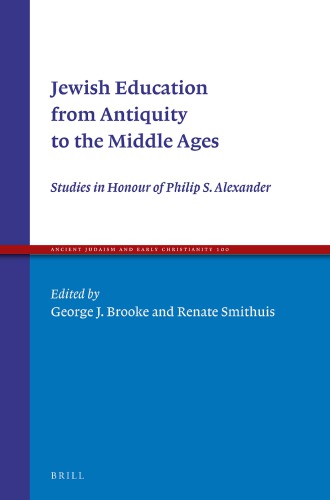 Jewish Education from Antiquity to the Middle Ages