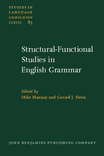 Structural Functional Studies In English Grammar