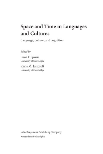 Space and Time in Languages and Cultures