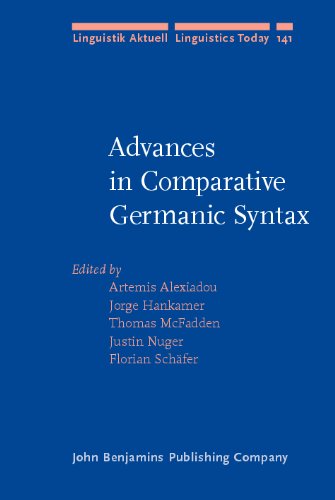 Advances in Comparative Germanic Syntax