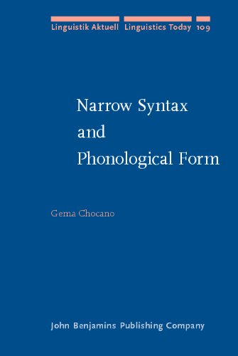 Narrow Syntax and Phonological Form