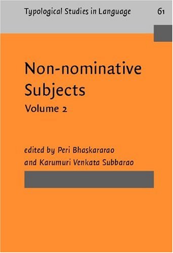 Non-Nominative Subjects