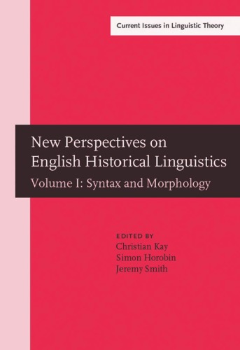 New Perspectives on English Historical Linguistics