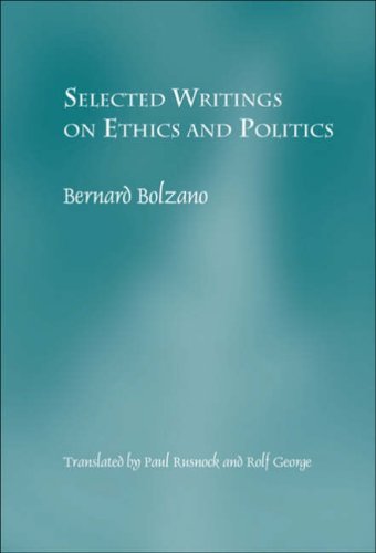 Selected Writings on Ethics and Politics