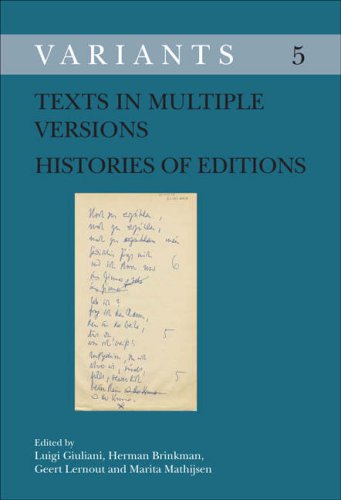 Texts in Multiple Versions - Histories of Editions