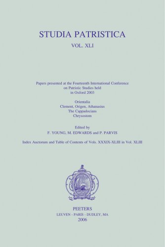 Studia Patristica. Vol. XLI - Orientalia, Clement, Origen, Athanasius, the Cappadocians, Chrysostom