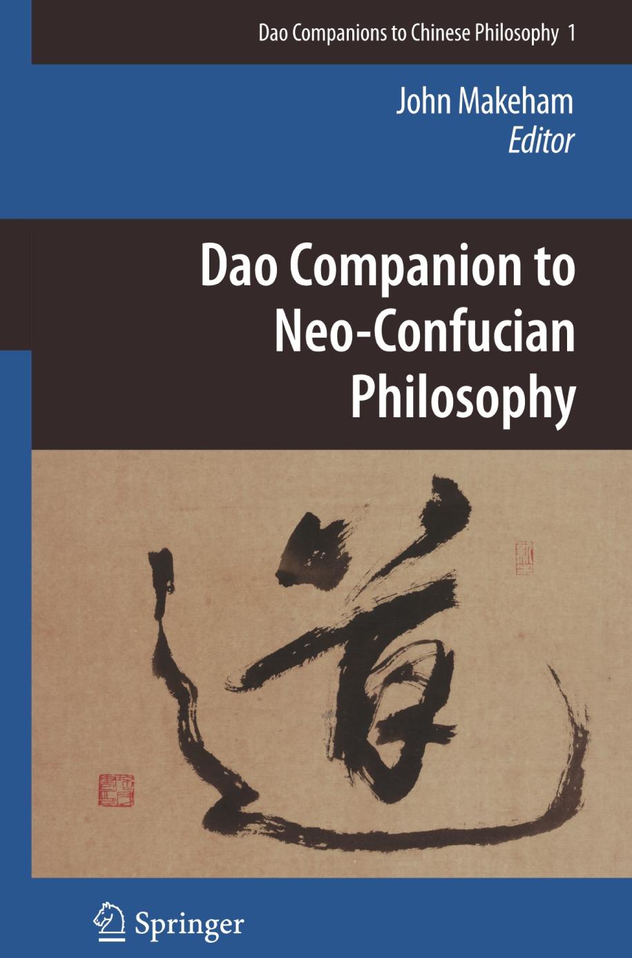 DAO Companion to Neoconfucian Philosophy