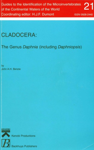 The genus Daphnia : (including Daphniopsis) ; (Anomopoda: Daphniidae)