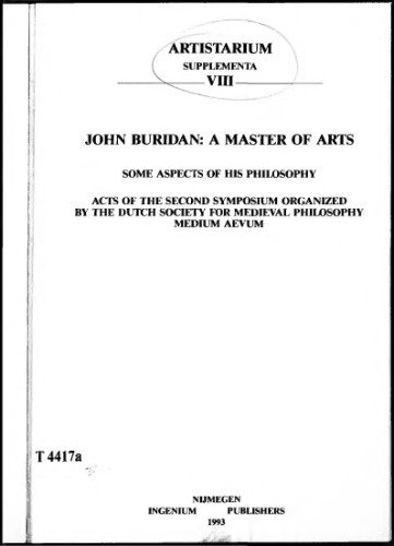 John Buridan, a Master of Arts