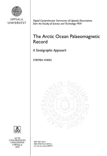 The Arctic Ocean Palaeomagnetic Record : A Stratigraphic Approach