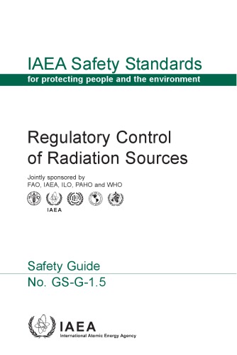 Regulatory control of radiation sources : safety guide