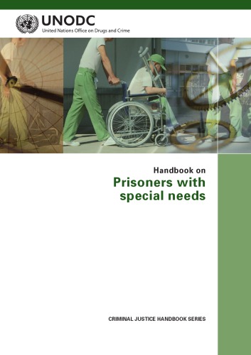 Handbook on prisoners with special needs