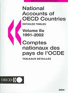 National Accounts Of OEDC Countries 2004/Comptes Nationaux des Pays de L'OCDE