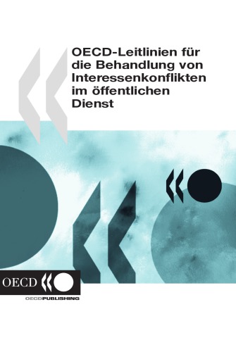 OECD-Leitlinien für die Behandlung von Interessenkonflikten im öffentlichen Dienst