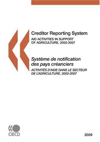 Creditor reporting system 2009 : aid activities in support of agriculture = Système de notification des pays créanciers 2009 : activités d'aide dans le secteur de l'agriculture.