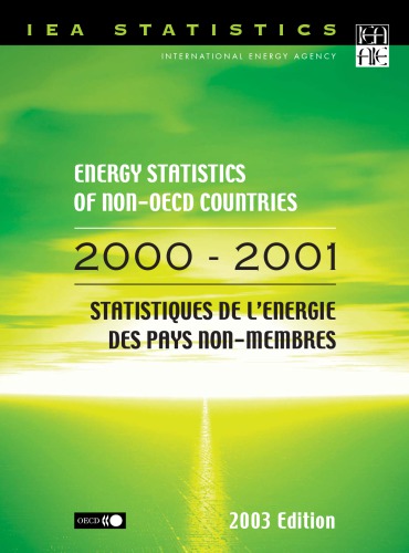 Energy balances of non-OECD countries 2000-2001