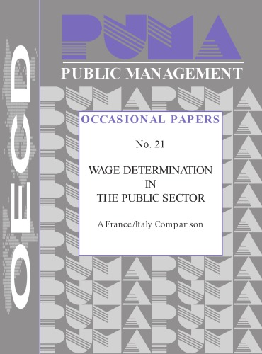 Wage Determination in the Public Sector