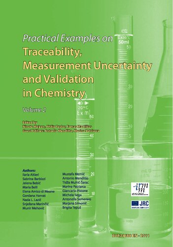 Practical examples on traceability, measurement uncertainty and validation in chemistry. Vol. 2 ...