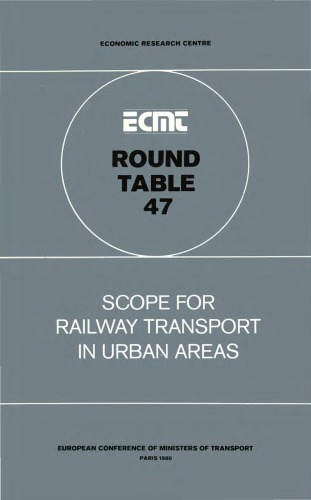 Scope for Railway Transport in Urban Areas