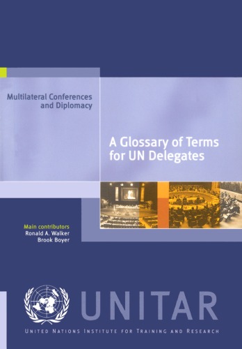 Glossary of Terms for Un Delegates