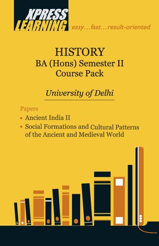 History : BA (Hons) Semester II Course Pack, University of Delhi.